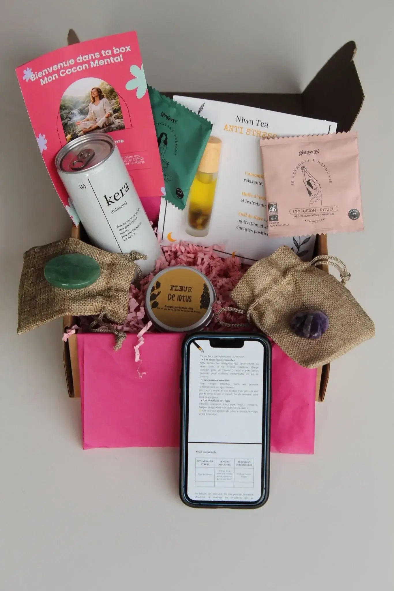Box Juin - Reconstruis ta confiance en toi Coffret Développement Personnel et Réduction du Stress